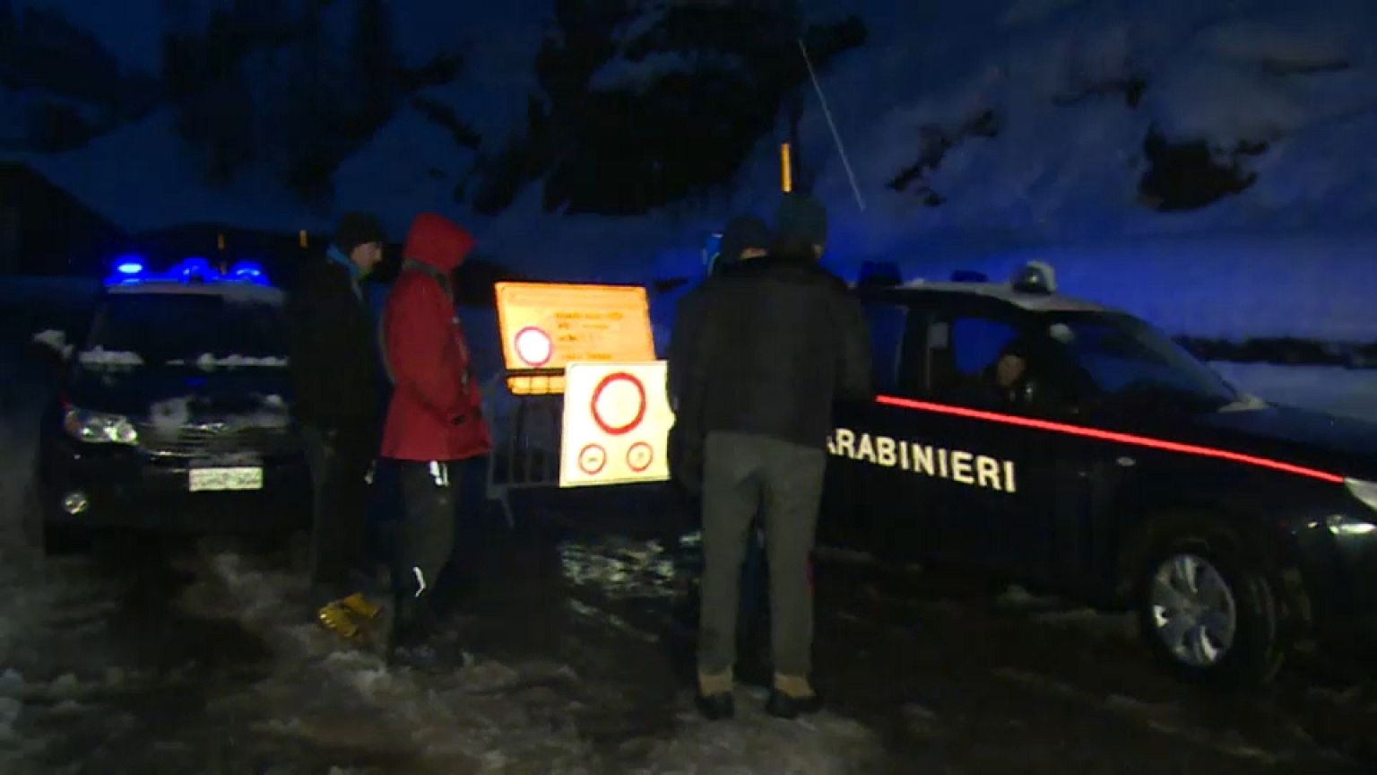 Estâncias na Cervinia no Vale de Aosta encontram-se isoladas