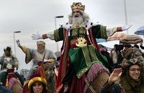 Epiphany parade in Gijon, Spain January 5, 2018