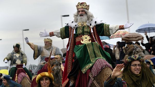 Epiphany parade in Gijon, Spain January 5, 2018 Epiphany parade in Gijon, Spain January 5, 2018