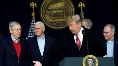 trump in camp david