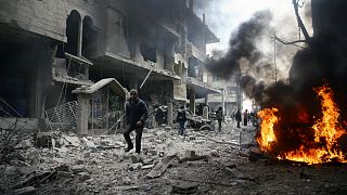 حملات هوایی به غوطه شرقی در سوریه ۱۷ کشته بر جا گذاشت