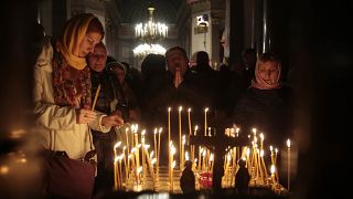 Ortodokslar Noel'i ayinlerle kutladı