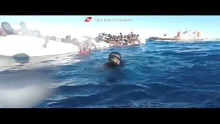 Italian coast guard rescues migrants off Libya's coast