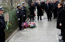 Fransa'da Charlie Hebdo kurbanlarına anma töreni