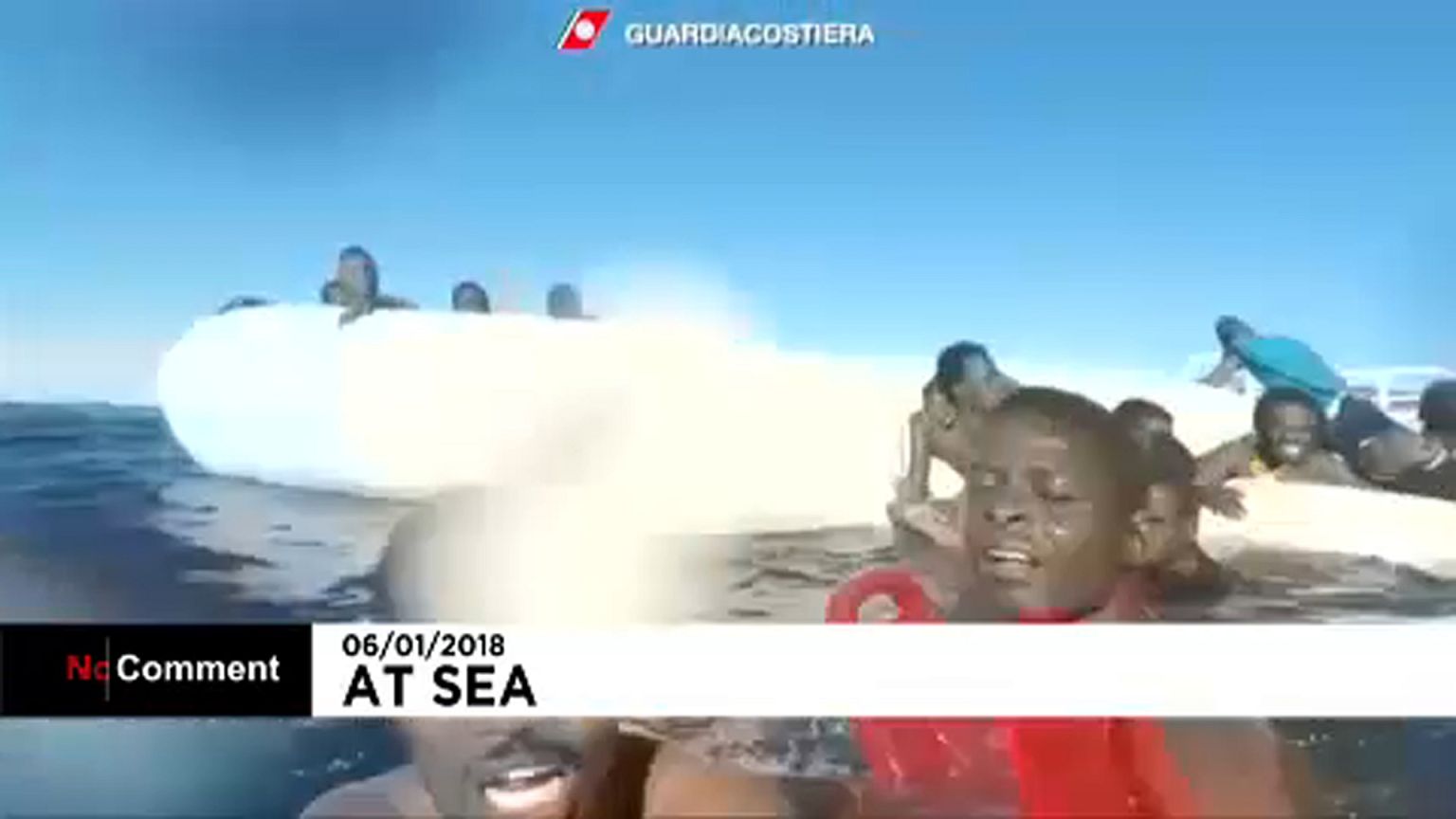 No Comment: Διάσωση μεταναστών ανοικτά της Λιβύης