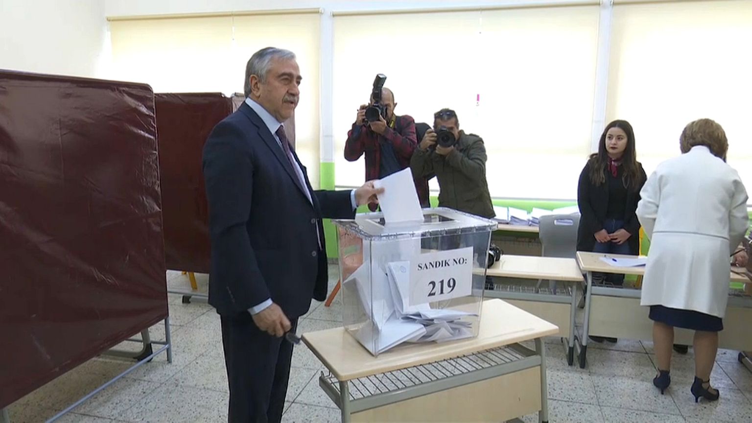 KKTC halkı sandık başına gitti