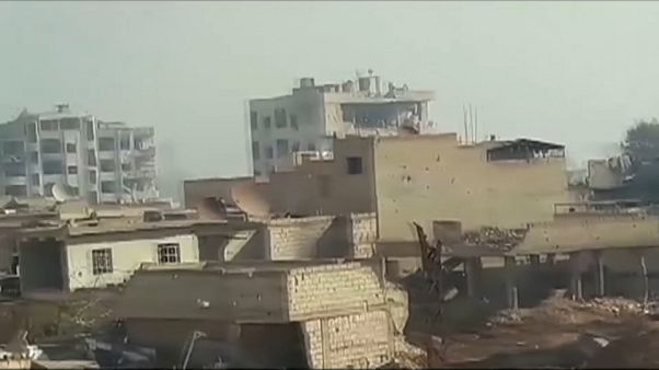 Suriye ordusu Doğu Guta'da ilerliyor Suriye ordusu Doğu Guta'da ilerliyor