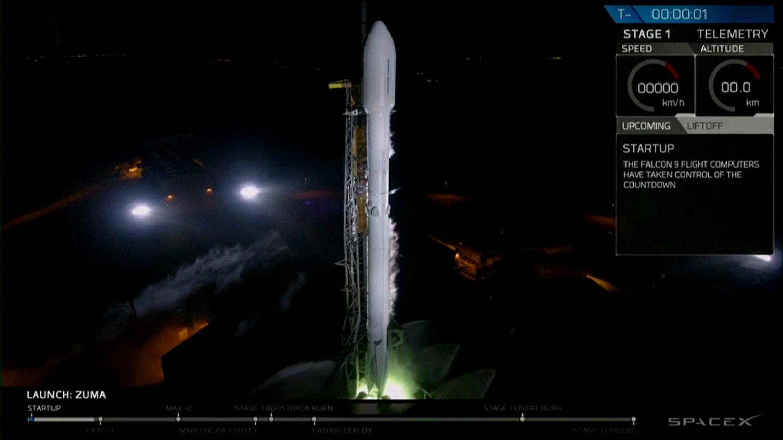 SpaceX запустила секретный спутник 