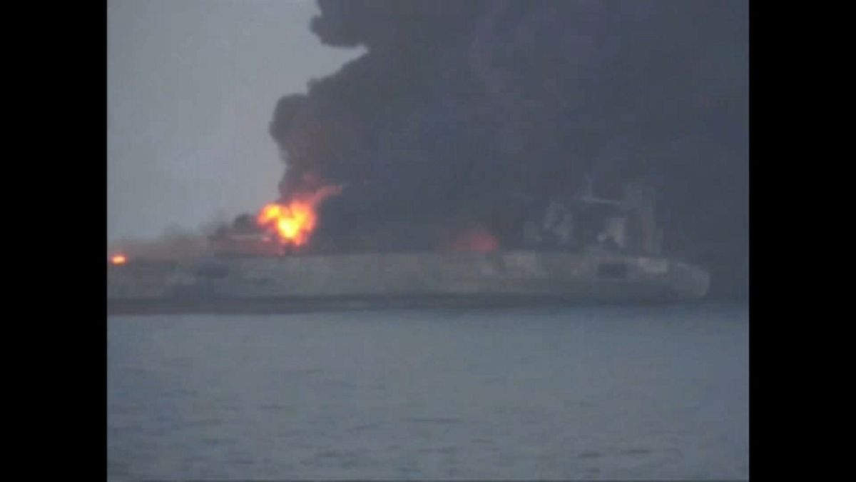 Çin'de gemi kazası 