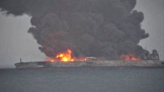 32 crew of Iranian oil tanker Sanchi are still missing