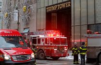 Three injured in blaze on roof of Trump Tower