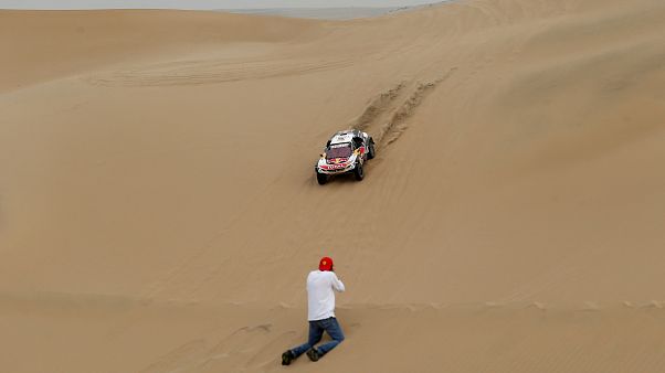 Dakar Rallisi'nde Cyril Despres liderliğe yükseldi Dakar Rallisi'nde Cyril Despres liderliğe yükseldi