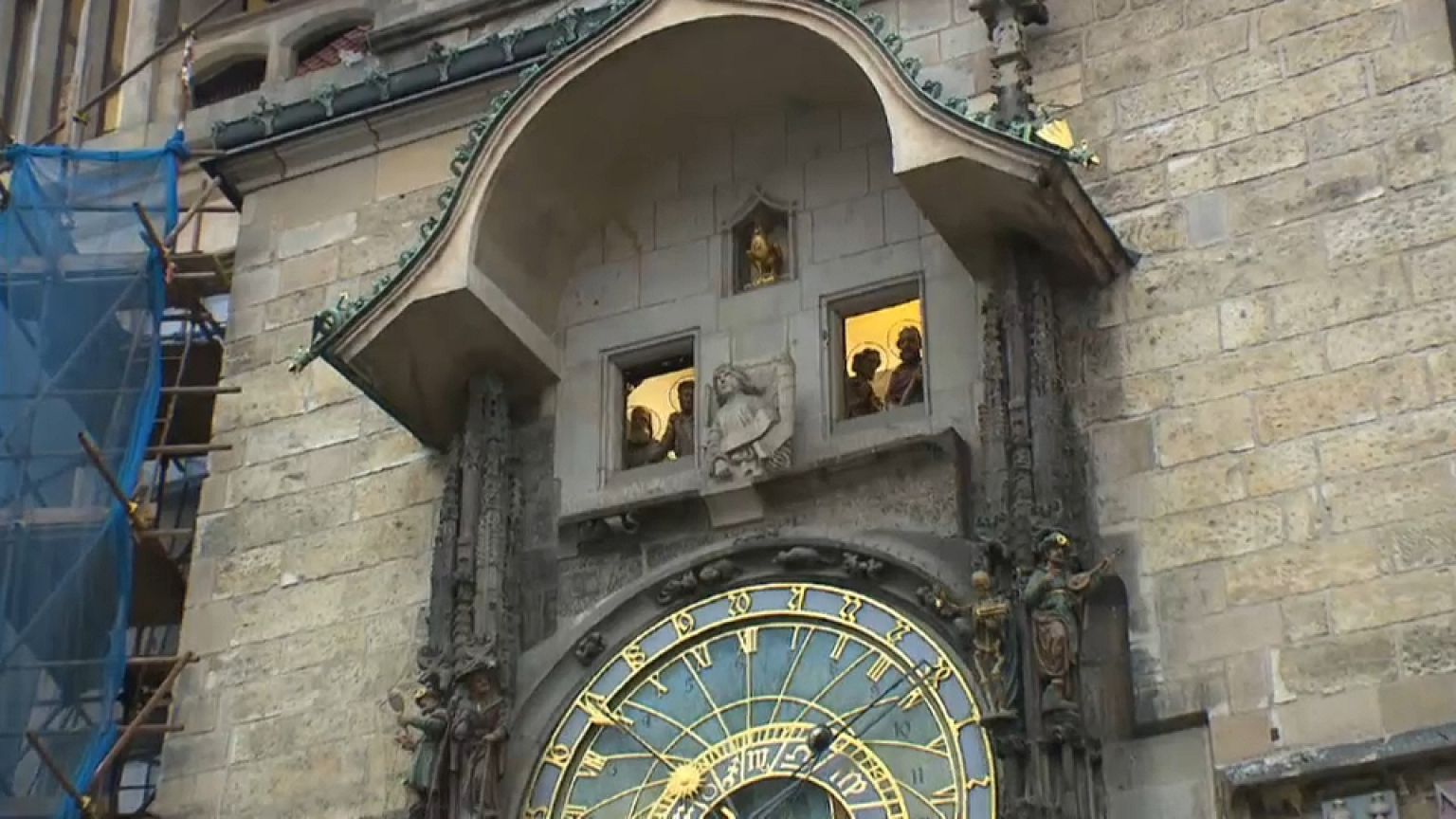 L'horloge astronomique de Prague ne tourne plus