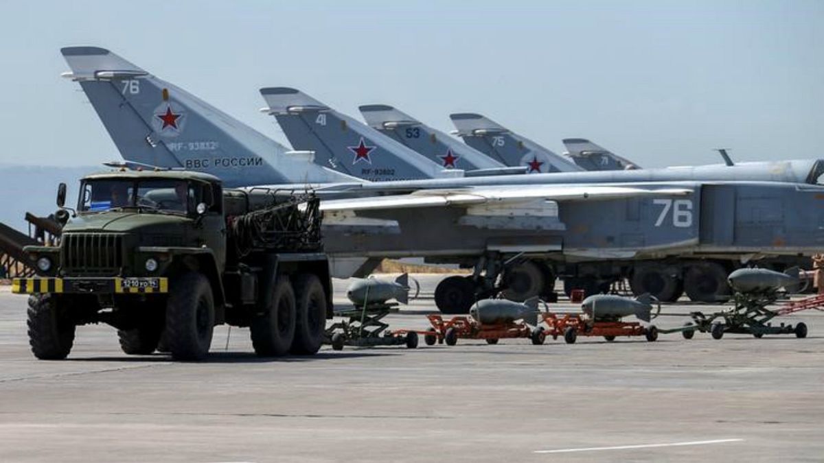 شاهد بالصور الطائرات التي هاجمت قاعدتين عسكريتين لروسيا في سوريا 