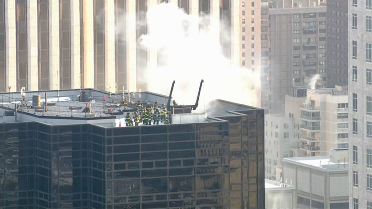 Пожар в Trump Tower