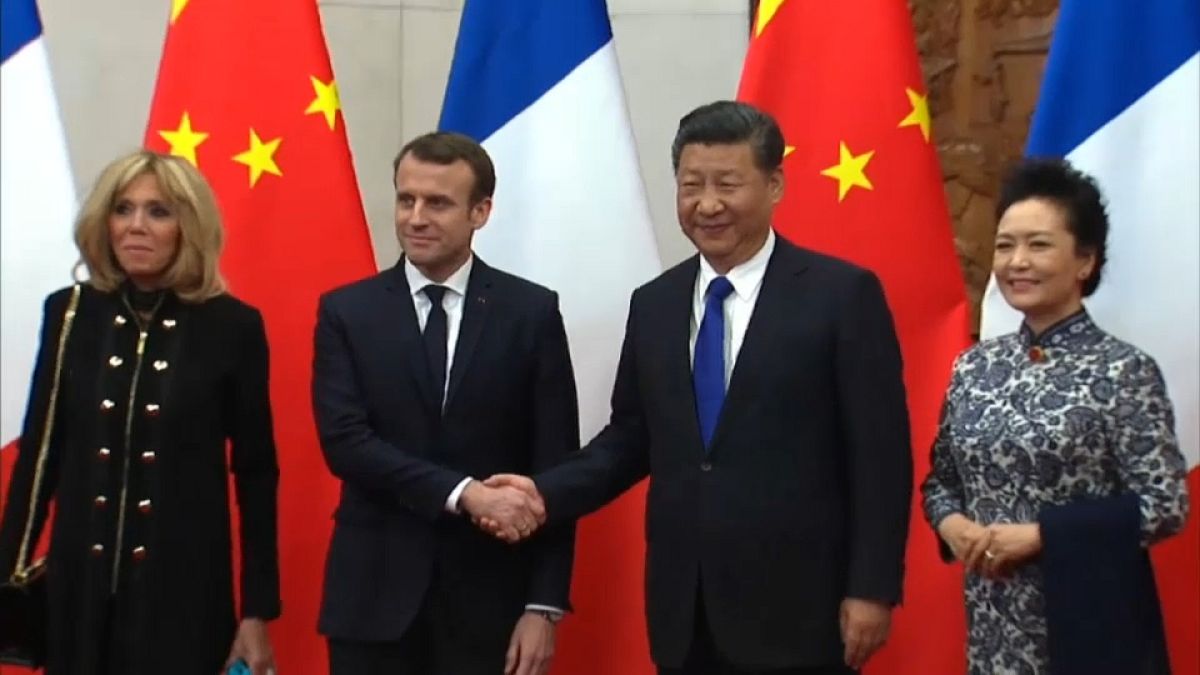Macron appeals to China over climate change and boosting ties