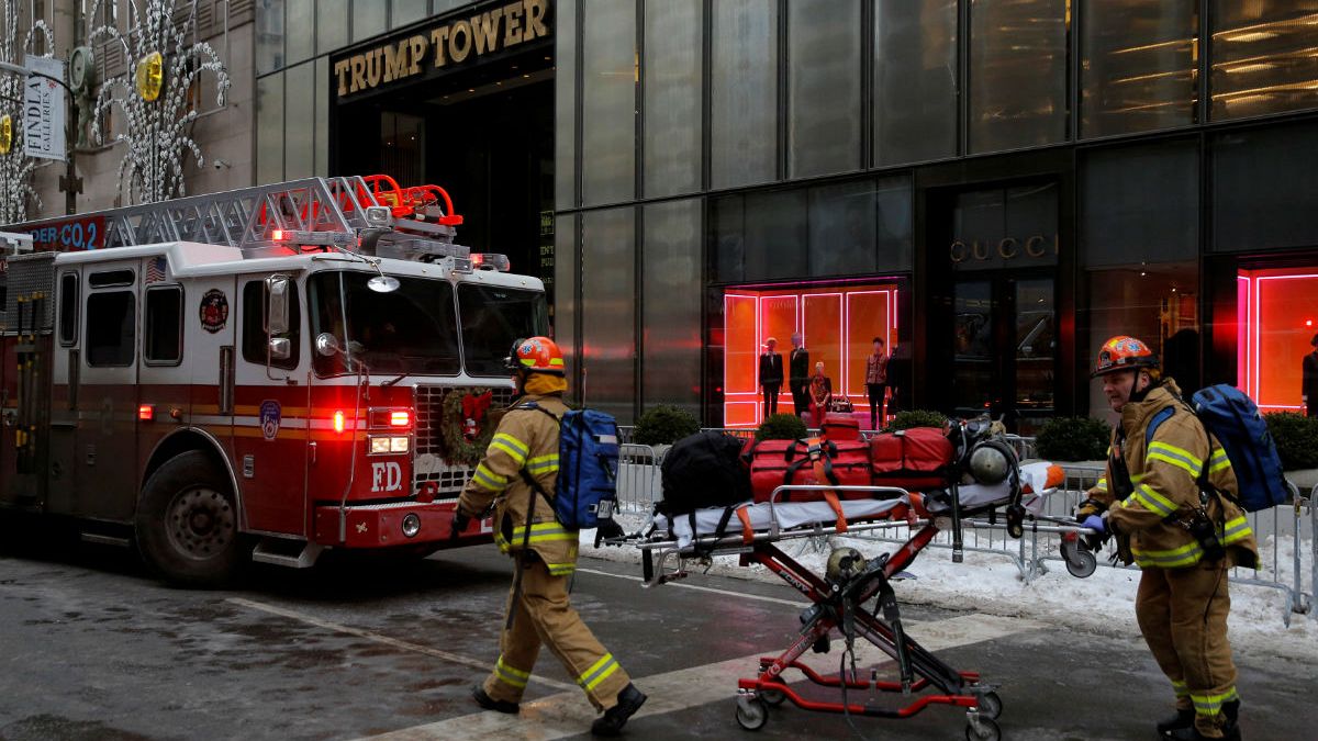 Trump Tower'da yangın