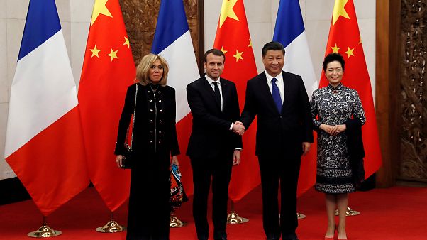 China: Emmanuel Macron trifft Xi Jinping in Peking China: Emmanuel Macron trifft Xi Jinping in Peking