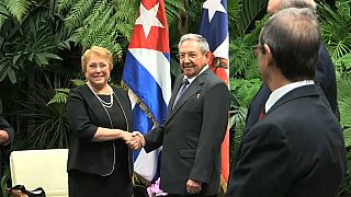 Última visita oficial de Bachelet a Cuba