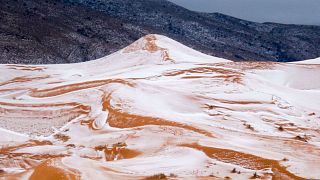 عندما تحتضن رمال الصحراء الجزائرية الثلوج القادمة من الشمال