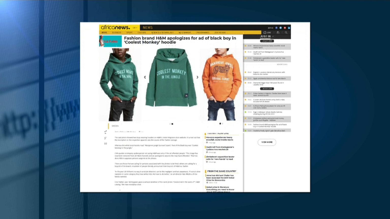 Rassismus-Skandal bei H&M: "Coolster Affe im Dschungel"