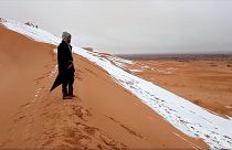 В Сахаре выпал снег