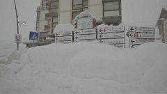 Лавины в итальянских Альпах