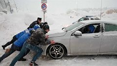 En Italie, de la neige jusqu'aux oreilles