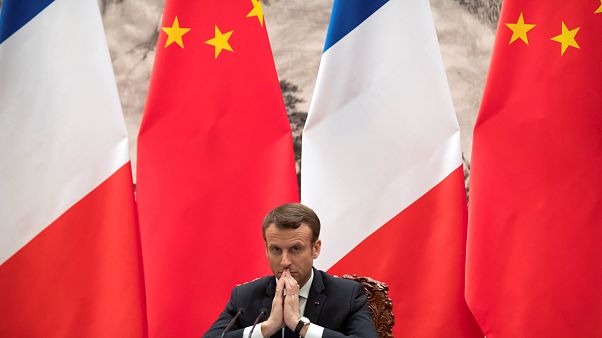 Macron zum Staatsbesuch in China Macron zum Staatsbesuch in China