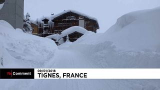 Chutes de neige exceptionnelles dans les Alpes françaises