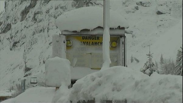 Alps hit by 'once-in-a-generation' snow storms Alps hit by 'once-in-a-generation' snow storms