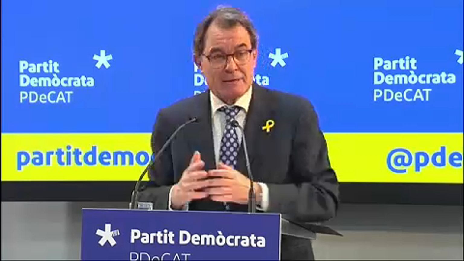 Lemondott a korábbi katalán elnök