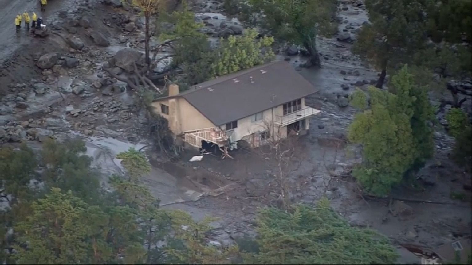 Au moins 13 morts dans des coulées de boue en Californie
