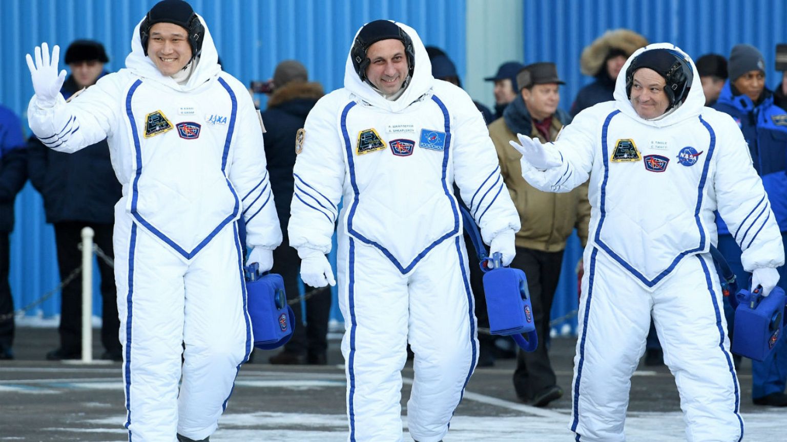 Members of the International Space Station 