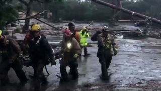 Kalifornien: Hochwasser verwüsten verbrannte Regionen