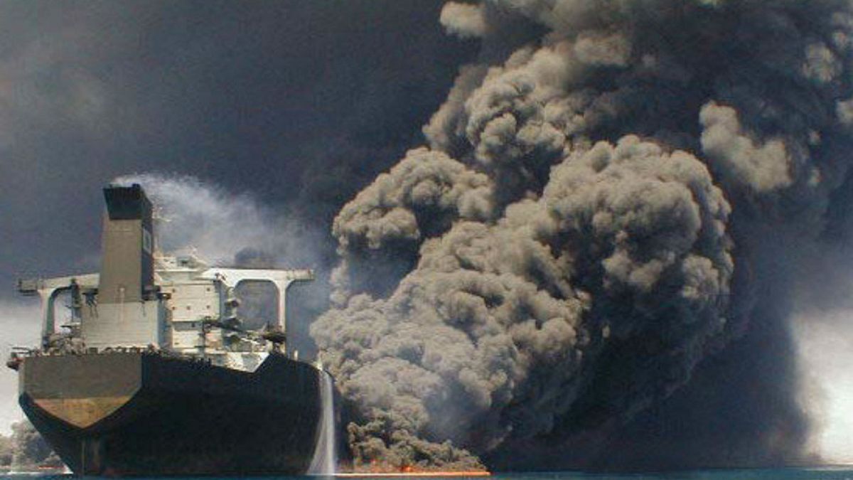 Iran tanker collision