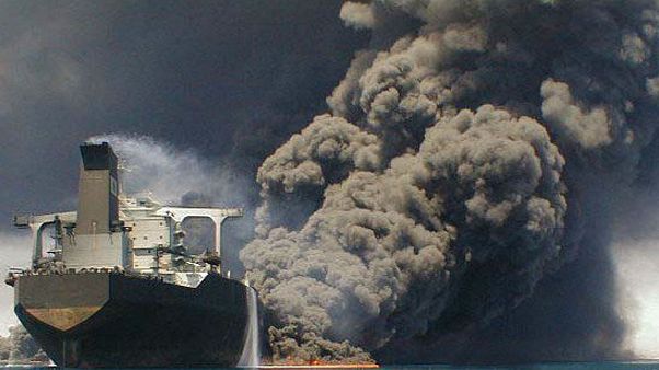 Iran tanker collision Iran tanker collision