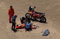 Problemi alla schiena per Sam Sunderland, Dakar finita per il campione in carica