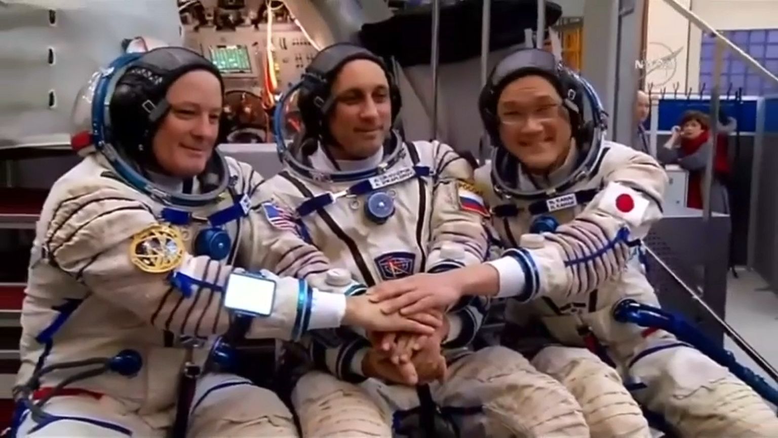 Astronauta japonês afinal não cresceu 9 centímetros