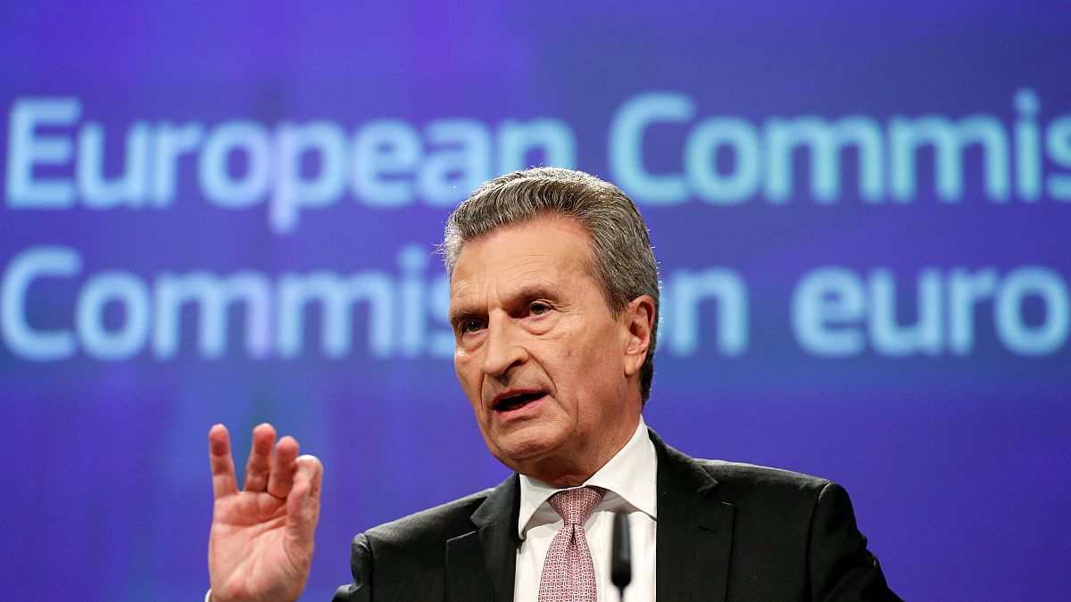 Günther Oettinger, Commissaire européen en charge du Budget