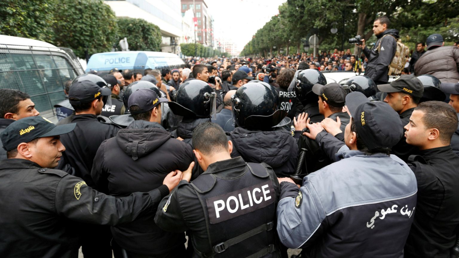 Tunisia Protest