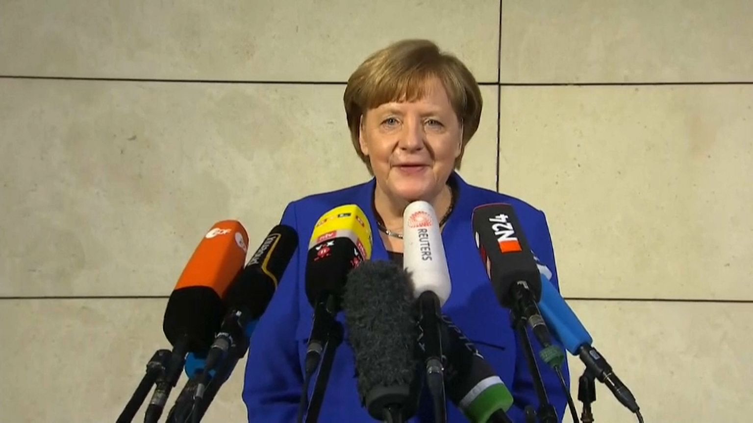 Il cancelliere tedsco Angela Merkel