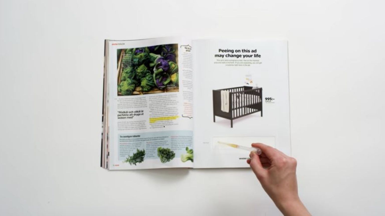 Le test de grossesse version IKEA