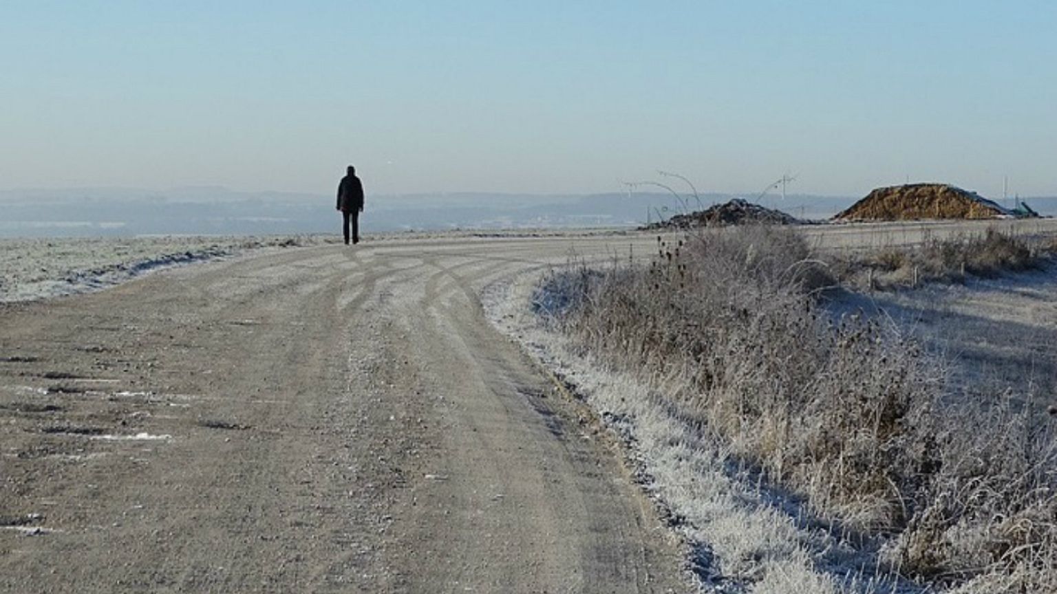 Frozen road