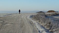 Frozen road