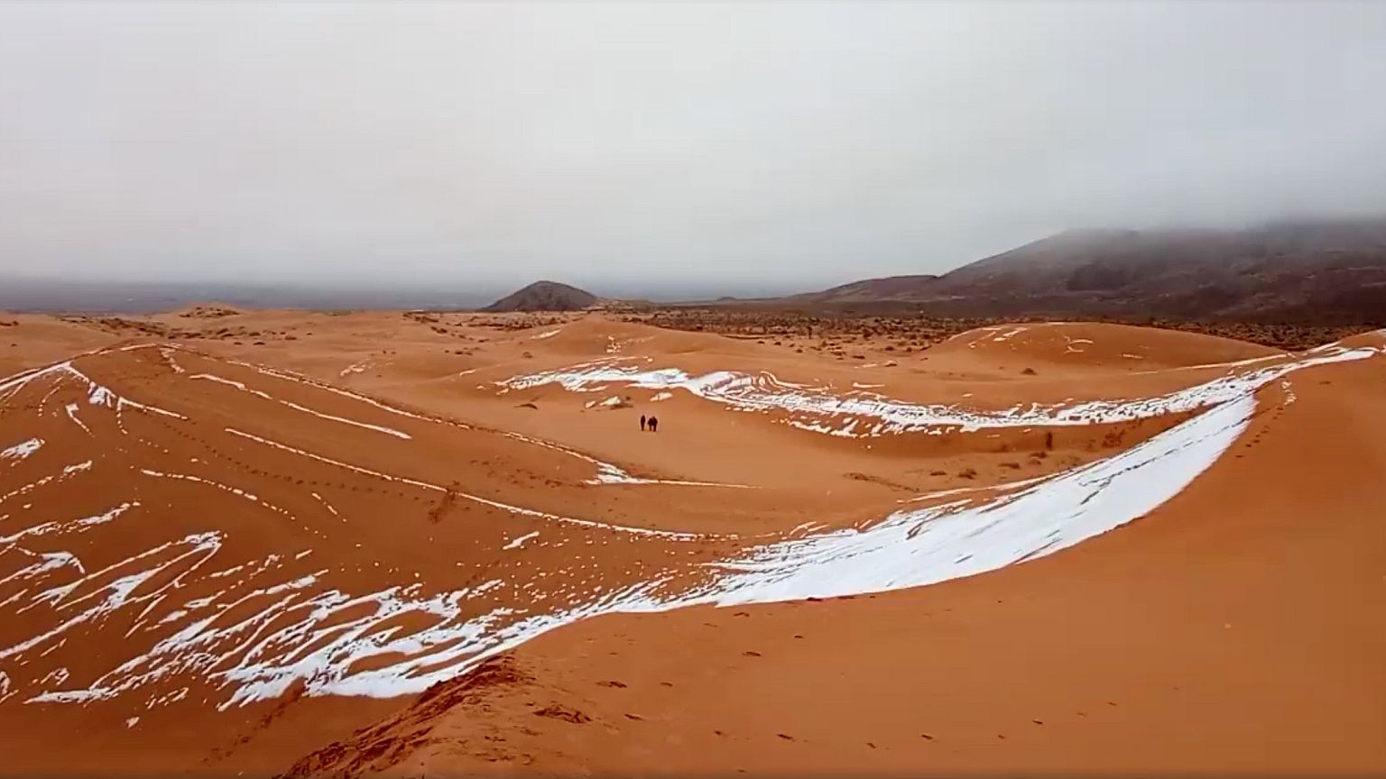 L'hiver s'est emparé de l'Afrique du Nord