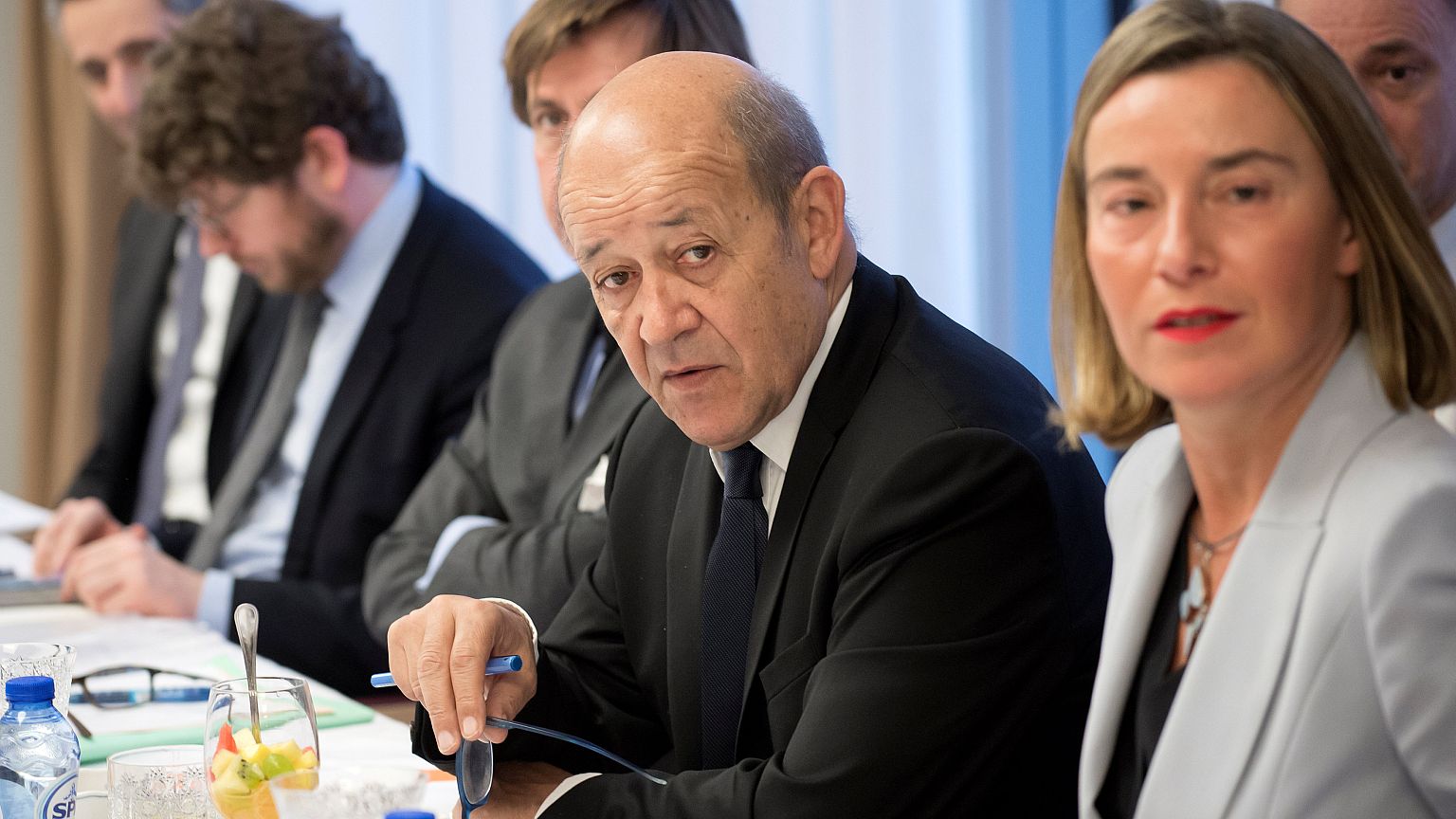 Jean-Yves Le Drian, ministre français des Affaires étrangères, 
