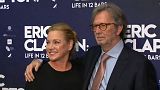 Legendary guitarist Eric Clapton with friend and director Lili Fini Zanuck