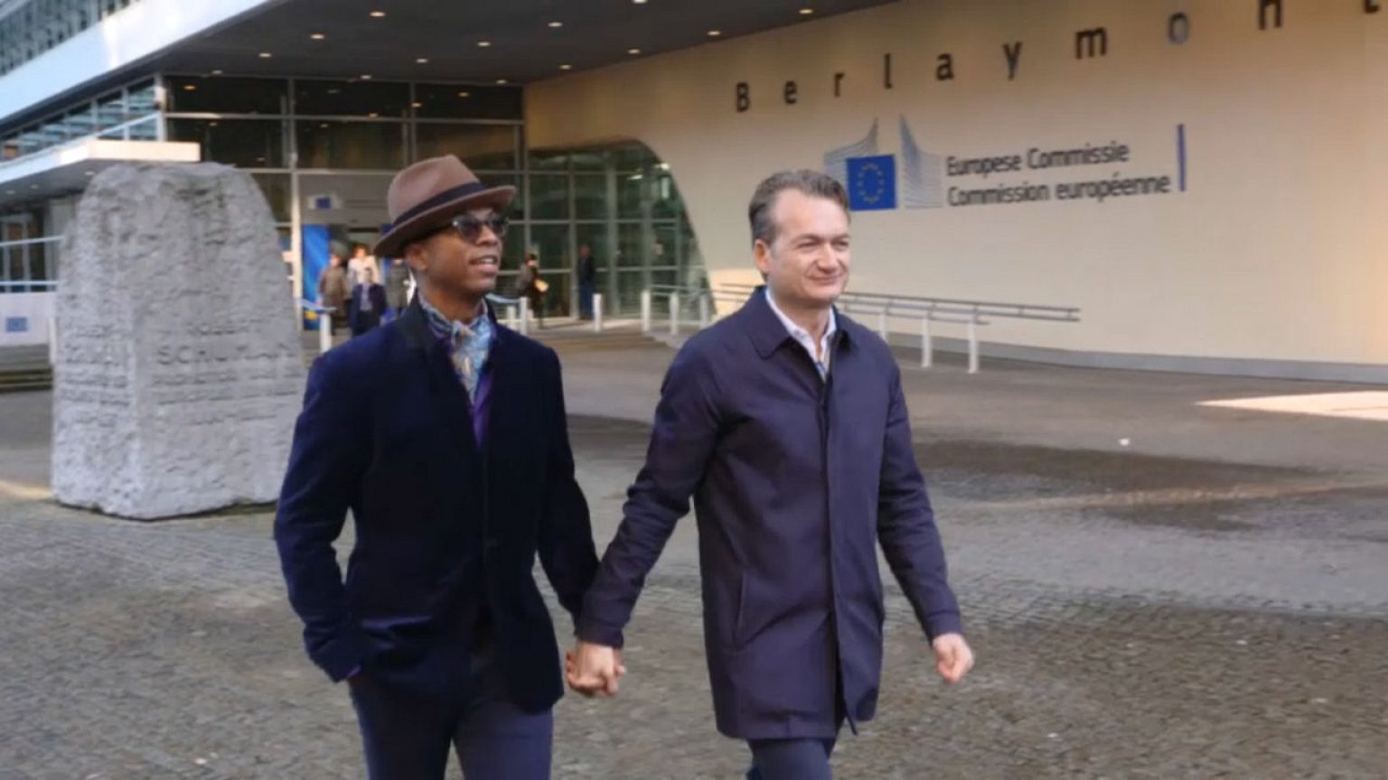 Adrian Coman and Robert Claibourn ‘Clai’ Hamilton in Brussells (Dec 2017)