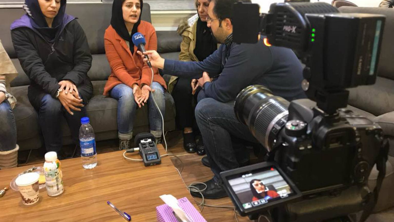 Iran tanker oil burned member's Family